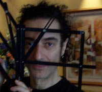 Henry Manetta looking through music stand