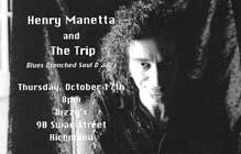 Henry Manetta and the Trip Past Gigs Poster